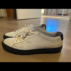 Common Projects White and Black Sneakers